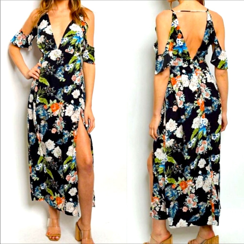 NEW Maxi Dress W BuiltSlim Romper